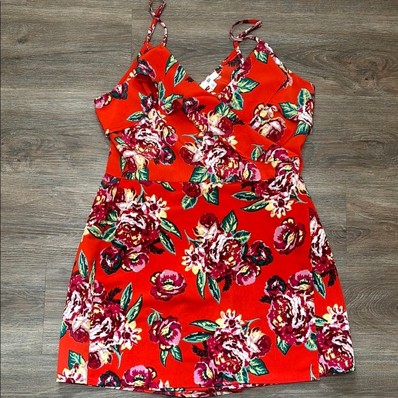 bp Dresses & Skirts - Floral Red Dress*Nordstrom*